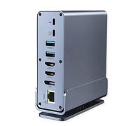 Value Estación de Acoplamiento USB-C 16 en 1, HDMI/DP 4K60, Gigabit Ethernet, USB-A, USB-C, PD, SD/microSD, Audio