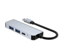 Value Estación de Acoplamiento USB Tipo C, HDMI 4K, 2X USB A + Tipo C PD