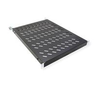 VALUE Estante de 19" 1U de Profundidad Variable, 440 x 568 mm, Capacidad de Carga 50 kg