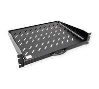 VALUE Estante VALUE de 19» extraíble, 2U, 404 x 350 mm, Capacidad de Carga de 30 kg
