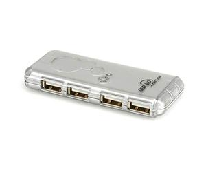 VALUE Hub USB 2.0 para portátiles, 4 Puertos, sin Fuente de alimentación