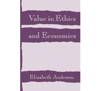 Value in Ethics and Economics