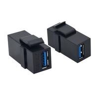 Value Módulo Keystone 2x USB 3.2 Negro