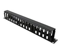 VALUE Panel Frontal de 19" 1 U con Cable de conexión 40 x 60 mm, Negro