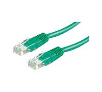 VALUE Patch Cable Cat.6 Categoría 6 Class E UTP Verde 0.5m 21.99.1523 - Cable de Red RJ-45 Macho a Macho U/FTP (STP)