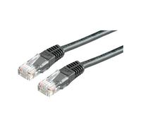 VALUE Patch Cable Cat.6 Class E UTP S/FTP (S-STP) Negro 0,5 m, AWG 24, 21.99.1525, RJ-45 Macho