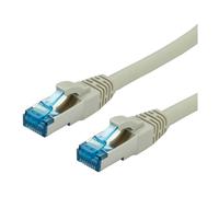 VALUE Patch Cable Cat.6A Class EA S/FTP PiMF LSOH Gris 1.5 m - Cable de Red RJ-45 Macho a Macho Blindado