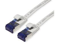 Value Patch Cord Cat.6A (Clase EA) FTP, extraplano, Gris, 0,5 m