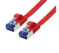Value Patch Cord Cat.6A (Clase EA) FTP, extraplano, Rojo, 1,5 m