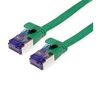 Value Patch Cord Cat.6A (Clase EA) FTP, extraplano, Verde, 0,5 m