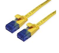 Value Patch Cord Cat.6A (Clase EA) UTP, extraplano, Amarillo, 5 m