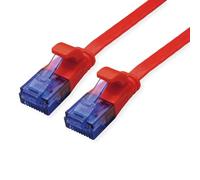 Value Patch Cord Cat.6A (Clase EA) UTP, extraplano, Rojo, 0,5 m