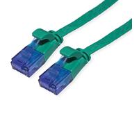 Value Patch Cord Cat.6A (Clase EA) UTP, extraplano, Verde, 0,5 m