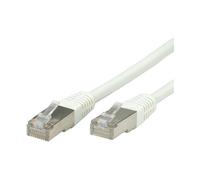 VALUE Patchkabel Cat.6 Class E S/FTP PiMF Blanco 1.5 m - Cable de Red RJ-45 Macho