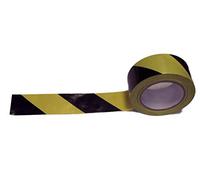 Value Robinson Young Lane - Cinta de Marcado (50 mm x 33 m), Color Negro y Amarillo