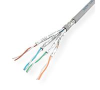 Value S/FTP-(PiMF-) Cable Cat.6 (Clase E), Hilo sólido, Eca, Gris, 300 m