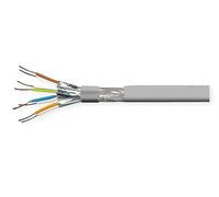 Value S/FTP (PiMF) Cable, Cat.8 (Clase I), Alambre sólido, AWG22, LSOH, Gris, 100 m