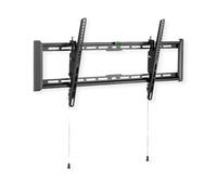 VALUE Soporte de Pared para TV, 47 mm de Distancia a la Pared, inclinable, <228,6 cm/90", <75 kg, Negro