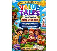 Value Tales: Little Stories, Big Lessons: 10 Short Moral Stories for Kids to Learn Kindness, Confidence, Honesty & Good Habits: 1 (Value Tales Series)