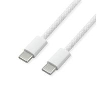 Value USB 2.0 Kabel, Typ C-C, ST/ST, 60W, weiß, 2 m