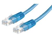 VALUE UTP, Cat6, 0.5m - Cable de Red (Cat6, 0.5m, 0,5 m, Cat6, U/UTP (UTP), RJ-45, RJ-45, Azul)