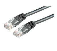 Value utp patch cord cat.6, black 5 m negro - cable de red (black 5 m,
