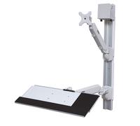 Value wallmount workstation, pneumatic - soporte para televisor (pneum