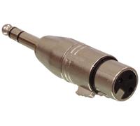Valueline adaptador 6.35mm estéreo macho - xlr hembra de 3 pines