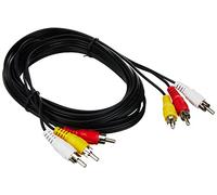 Valueline B24300B30, Cable 3 RCA MAC, 3 m, Negro