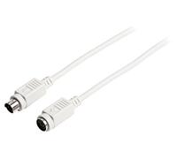 Valueline Cable alargador VLCP51100I50 PS2, color marfil