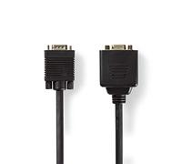 Nedis Cable divisor VGA CCGP59120BK02 macho a 2 hembras 0,20 m negro