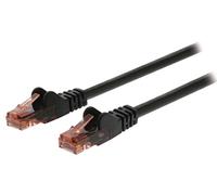 Valueline Cat6 de la red de utp rj45 (8p8c) macho - rj45 (8p8c) macho 0,25 m negro