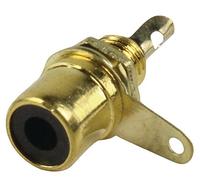 Valueline CC-116 RCA (F) Negro, Oro - Conector (RCA (F), Negro, Oro, Metal, Oro, 1 pieza(s))