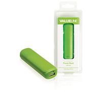 Valueline VL2200PB001GR Ión de Litio 2200mAh Verde batería Externa - Baterías externas (Verde, Universal, Ión de Litio, 2200 mAh, USB, 5 V)