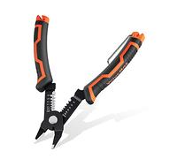 ValueMax Alicates Pelacables 2 en 1 para Electricista Profesional, Pelador de Cables Eléctricos Multifuncional con Cortador y Crimpadora