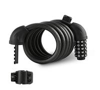 ValueMax Candado Bicicleta, Cadena Bici Combinacion 5 Dígitos, 1.5M x 12mm, Candado de Ciclo Seguridad, Alta Seguridad para la Bicicleta al Aire Libre, para Productos al Aire Libre