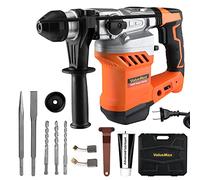 ValueMax Martillo Perforador 3 en 1, Martillo Electrico de 1600W, 0-800rpm, 3 modos y 4 velocidades variables，incluye 3 brocas para martillo perforador SDS Plus, para Hormigón, Metal y Piedra