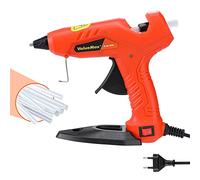 ValueMax Pistola de Pegamento Caliente 30W Pistola Silicona Caliente, 7mm x 100mm,20 Barras de Pegamento Caliente, Mini Pistola de Silicona para DIY, Reparaciones, Madera, Oficinas.