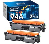 Valuetoner Cartucho de tóner de repuesto compatible para HP 94A, cartucho de tóner negro CF294A para usar con Laserjet Pro MFP M148dw, M148fdw, M118dw, M149fdw, Laserjet M148, M118, M149 (negro, 2