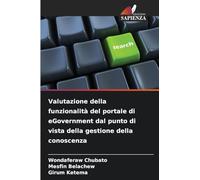 Valutazione della funzionalità del portale di eGovernment dal punto di vista della gestione della conoscenza