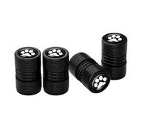 Valve Cap - Aluminum Valve Stem Caps, 4 Pieces Dog Paw Shaped Tire Cap | Valves Stem Covers Car Tire Valves CapsNo Fading For SUV Car RV Truck