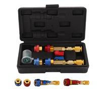 Valve Core Tool, Valve Removal Tools, 4.92 inches Anti-Slip Rubber, Seal Portable Installer Set, Air Condition Repair Kit for Refrigeration, Motorcycle and Vehicle