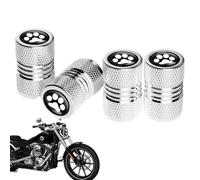 Valve Stem Caps - Car Wheel Tire Valve Stem Cover 4 Pcs with Dog Paw Shape