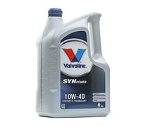 Valvoline Aceite de motor 10W-40 SynPower ACEA A3/B3 ACEA A3/B4 API SM API SN API CF 5L Compatible con VW Polo V Hatchback 6R1, 6C1 up! Hatchback 121, 122, BL1, BL2, BL3, 123, PEUGEOT, SKODA