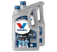 VALVOLINE Aceite de Motor 2 x Aceite de Motor Aceite Gasolina Diesel Synpower MST C3 SAE 5W-40 5L