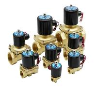 Válvula 1/4" 3/8" 1/2" 3/4" DN8/10/15/20/25/50 Normalmente Cerrada Neumática for Agua Aceite Aire Gas 12V 24V 110V 220V(DN50,AC110V)