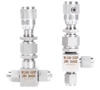 Válvula, 1 UNIDS 4/6/8/10/12 mm Espiga for manguera Acero inoxidable 304 316 Válvula de aguja Micro regulador de flujo Controlador de medición Agua Gas(8x5mm,304-STRAIGHT)