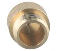 Válvula adaptadora de tanque de gas, adaptador de tanque de gas de estufa de camping 1/10.2 cm-20 UNF a 7/40.6 cm-28UNF para adaptador de cocina al aire libre de MAPP Gas Camping