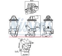 Válvula AGR Recirculación de Gases Escape Apto para VW Polo 6N1 6N2 Lupo 6X1 6E1
