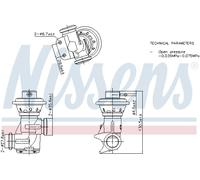 Válvula AGR Recirculación para Citroën Jumper Caja Peugeot Boxer 244Z